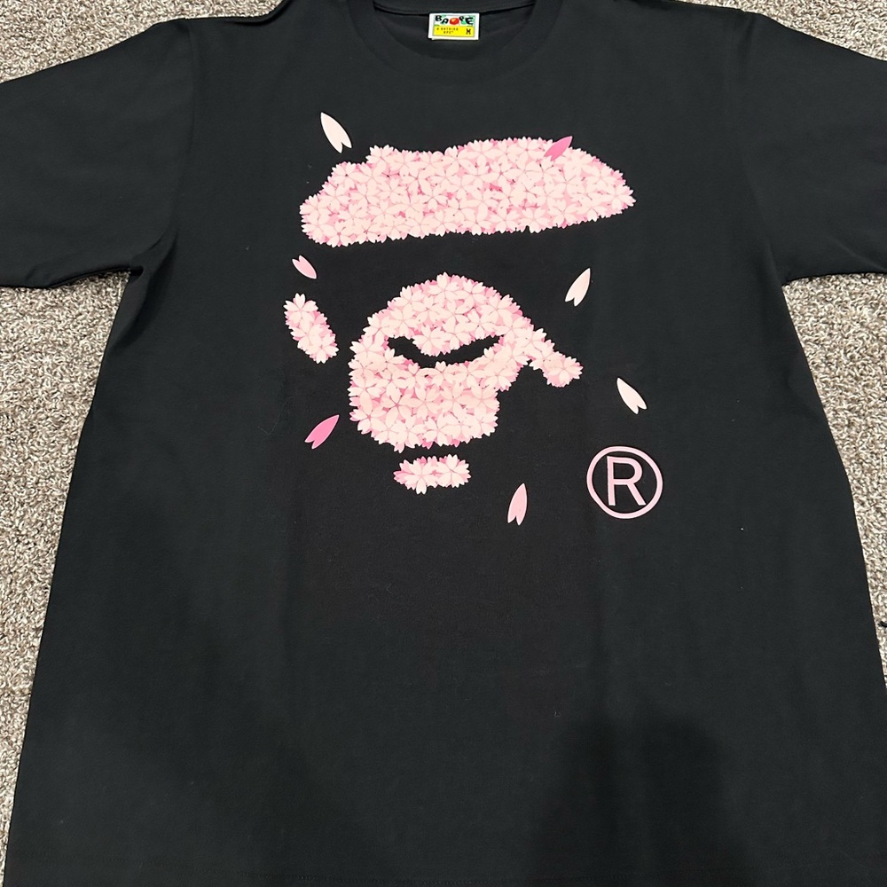 Bape Sakura Ape Face Tee